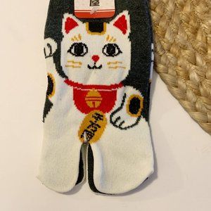 Shoes - 3/$23 White Cat Big Toe Socks NWT Shoes - 3/$23 White Cat Big Toe Socks NWT